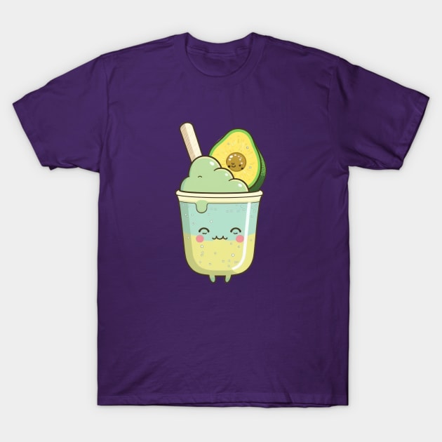 Avocado Slush cute kawaii T-Shirt by SimoneSpagnuolo